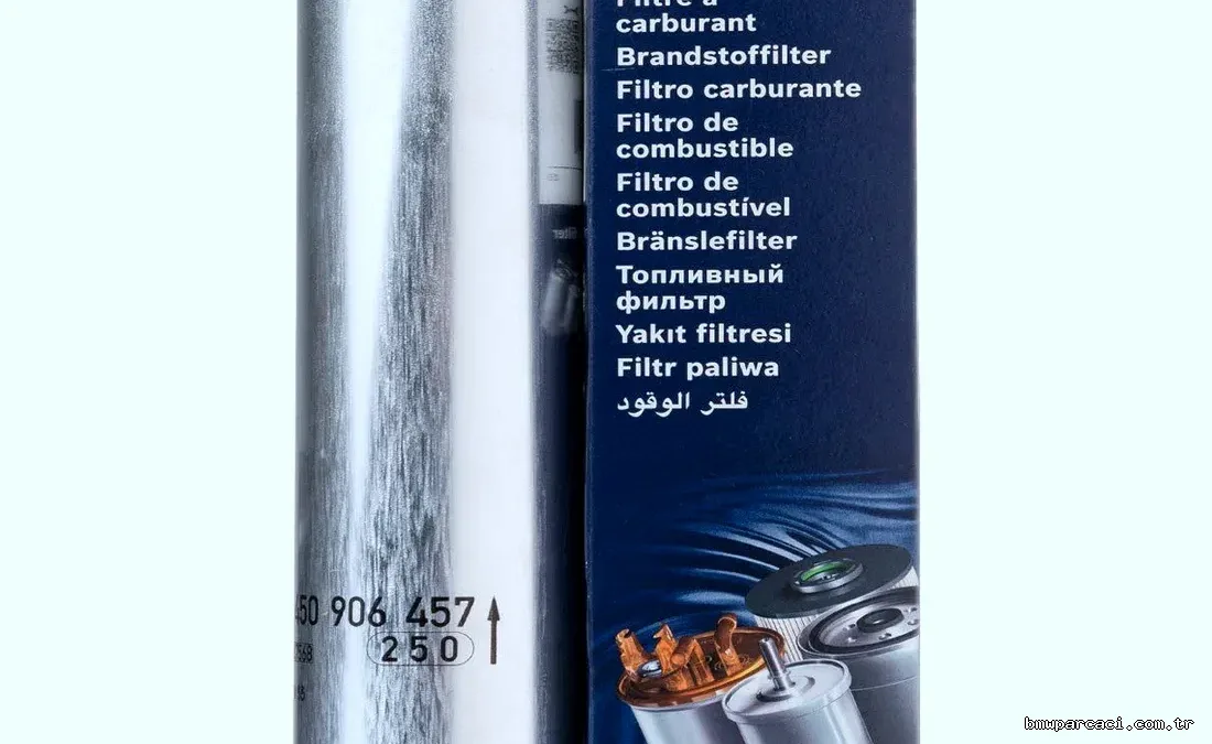 BOSCH 0450906457 | BMW F10 Kasa 530d, E60 E81 E87 F10 X3 E83, N47 M47n2 M57 N57, 05-17 Mazot Filtresi - BOSCH - BOS.0450