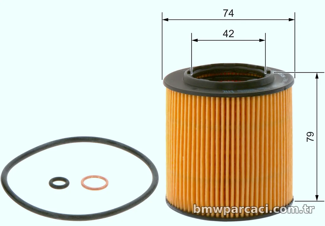 BOSCH 09864B7019 Yağ Filtresi - BOSCH - 09864B7019
