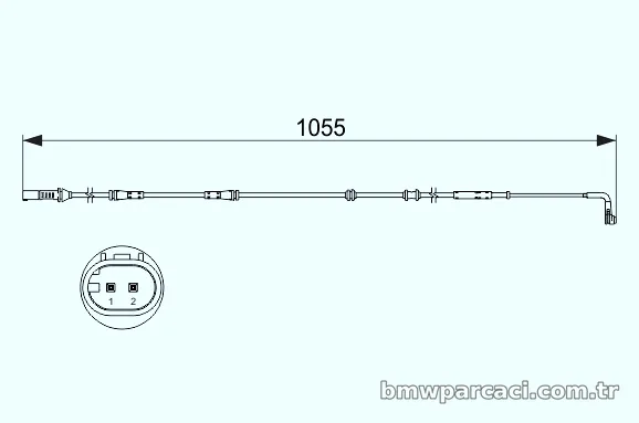 BOSCH 1987473507 Balata İkaz Kablosu