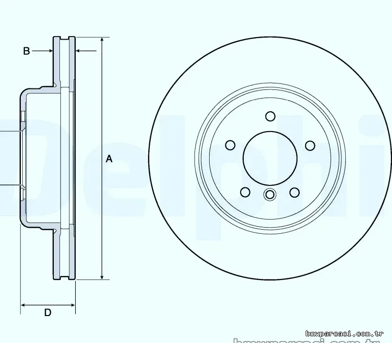 DELPHI BG9163C Fren Disk Ayna - DELPHI - BG9163C