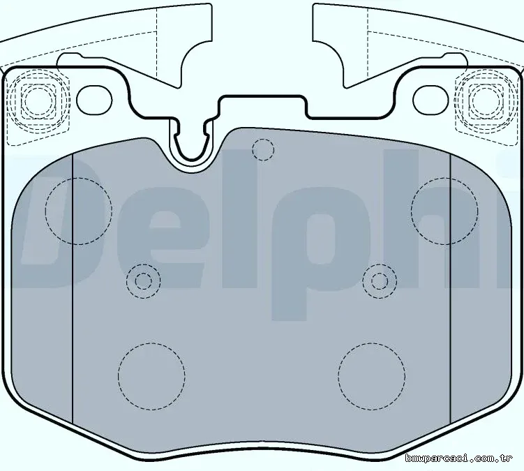 DELPHI LP3235 Fren Disk Balata - DELPHI - LP3235