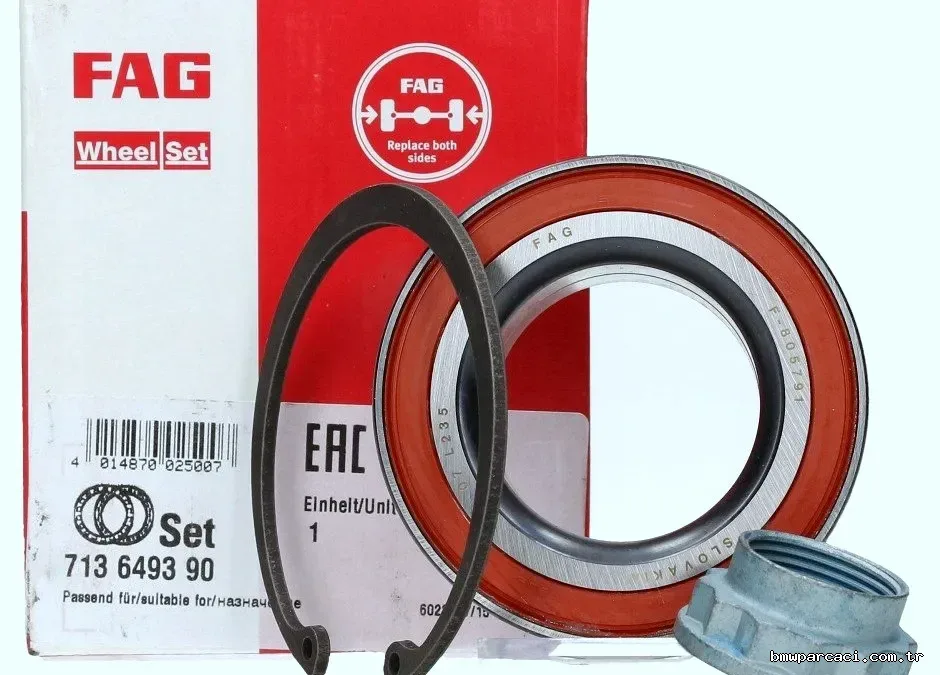 FAG 713649390 | Arka Porya Bilyası BMW E81/E82/E87/E88/E90/E91/E92/E93/E89 05-11 - FAG - FAG.713649390 ,E92