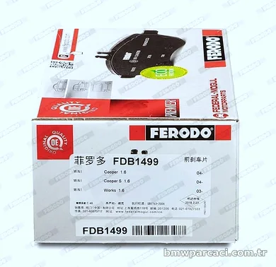 FERODO FDB1499 Fren Disk Balata - FERODO - FDB1499