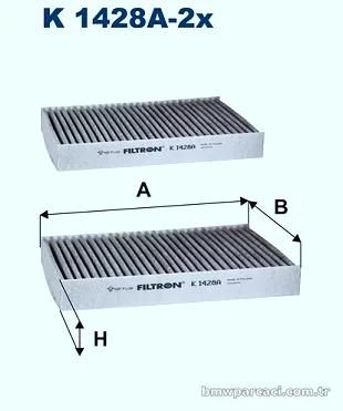 FILTRON K1428A2X Polen Filtresi - FILTRON - K1428A2X