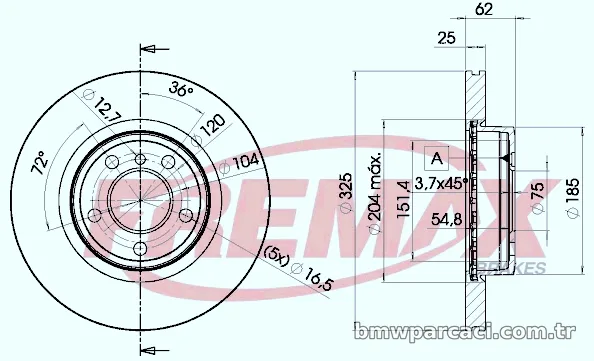FREMAX BD2217 Fren Disk Ayna - FREMAX - BD2217
