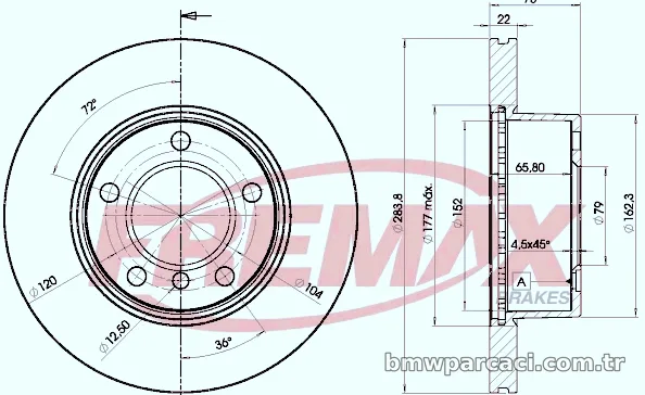 FREMAX BD4629 Fren Disk Ayna - FREMAX - BD4629