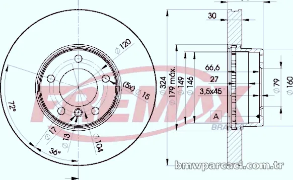 FREMAX BD5859 Fren Disk Ayna - FREMAX - BD5859