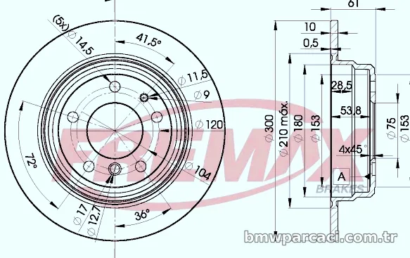 FREMAX BD6668 Fren Disk Ayna - FREMAX - BD6668