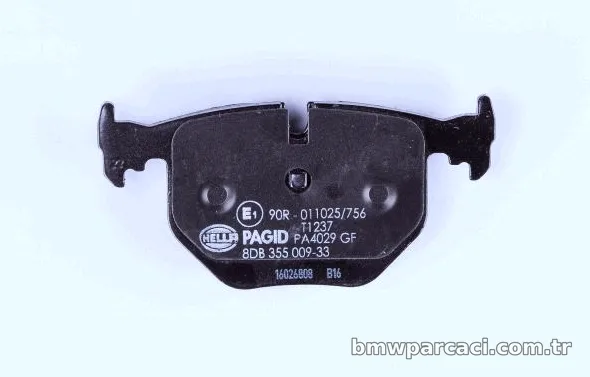 HELLA PAGID 8DB355009331 Fren Disk Balata - HELLA PAGID - 8DB355009331