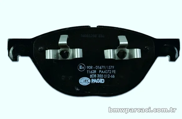 HELLA PAGID 8DB355012661 Fren Disk Balata - HELLA PAGID - 8DB355012661