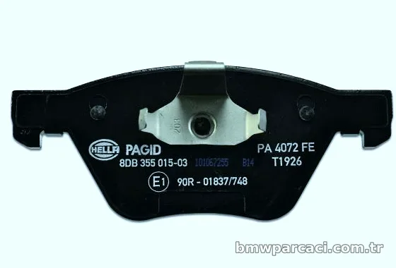 HELLA PAGID 8DB355015031 Fren Disk Balata - HELLA PAGID - 8DB355015031