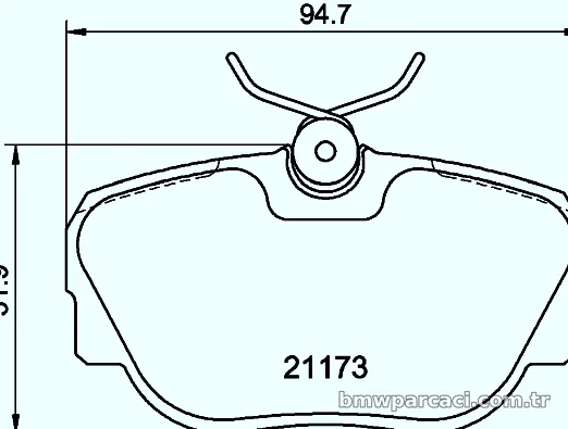 HELLA PAGID 8DB355017811 Fren Disk Balata - HELLA PAGID - 8DB355017811