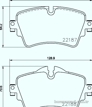 HELLA PAGID 8DB355023091 Fren Disk Balata - HELLA PAGID - 8DB355023091