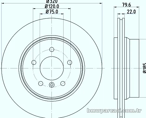 HELLA PAGID 8DD355112251 Fren Disk Ayna - HELLA PAGID - 8DD355112251