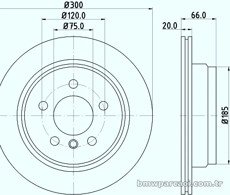 HELLA PAGID 8DD355118271 Fren Disk Ayna - HELLA PAGID - 8DD355118271