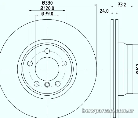 HELLA PAGID 8DD355119561 Fren Disk Ayna - HELLA PAGID - 8DD355119561
