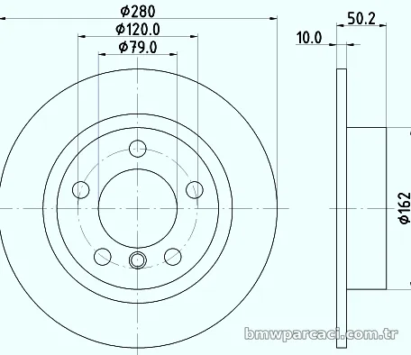 HELLA PAGID 8DD355123001 Fren Disk Ayna - HELLA PAGID - 8DD355123001
