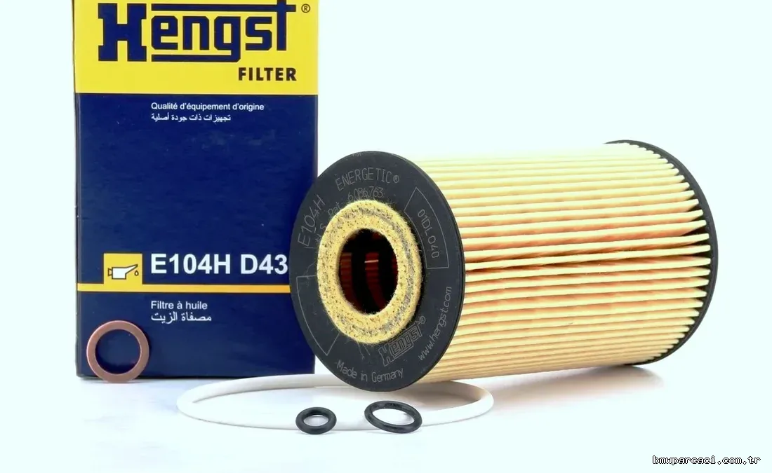 HENGST E104HD43 | Motor Yağ Filtresi BMW 3 Serisi E46 E36 316i 318i M42 M43 M44 88-01 - HENGST - HEN.E104HD43