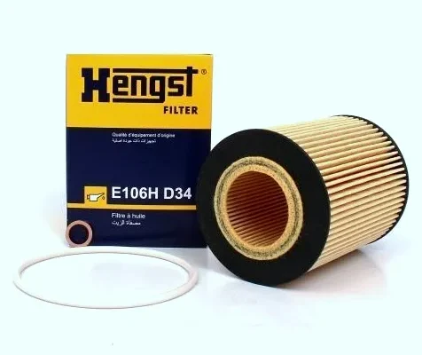 HENGST E106HD34 | Yağ Filtresi BMW E36/E39/E46/E60/E61/E65/E66/X5 E53/X3 E83/Z4 E85 94-11 M52-M54