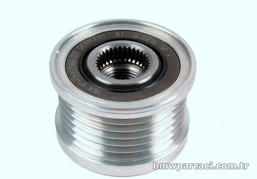 INA 535007510 | Bmw E90 318i Alternatör Şarj Dmo Kasnağı E46 E87 E60 E84 - INA - INA.535007510 ,7