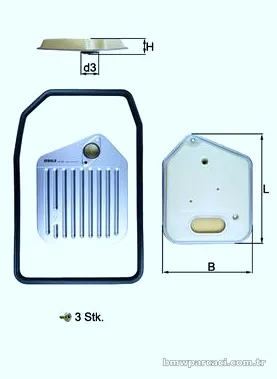 KNECHT HX163KIT Şanzıman Yağ Filtresi - KNECHT - HX163KIT