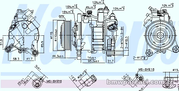 NISSENS 890397 Klima Kompresörü - NISSENS - 890397
