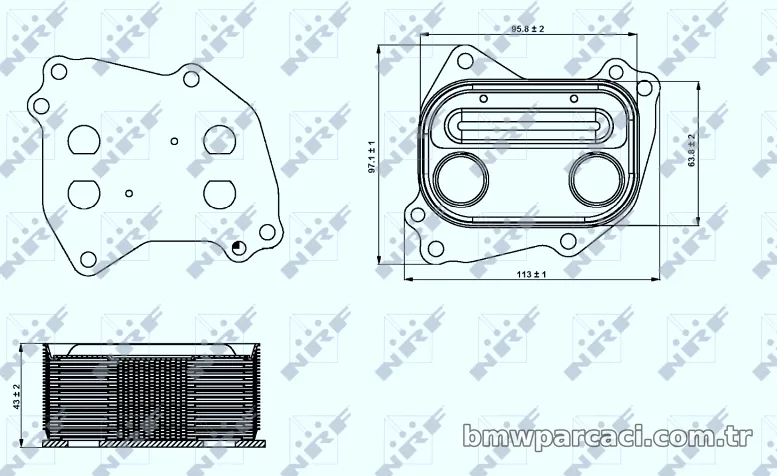 NRF 31286 Motor Yağ Soğutucu - NRF - 31286