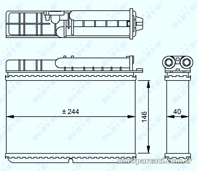 NRF 54307 Kalorifer Radyatörü - NRF - 54307