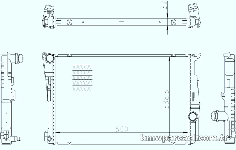 NRF 59228 Su Radyatörü - NRF - 59228