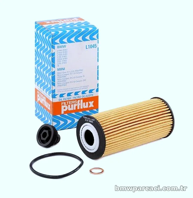 PURFLUX L1045 | Yağ Filtresi BMW 2 Serisi F46 Gran Tourer/F45/F48/F60 - PURFLUX - PUR.L1045 ,F46