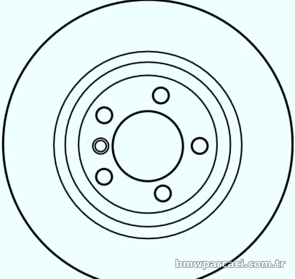 FREN DISKI ON HAVALI BMW E46 Z4 E86 E85 - TRW - TRW DF4166