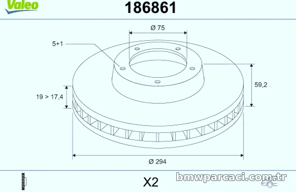 FREN DISKI ARKA HAVALI BMW E46 98>05 – Valeo – VALEO 186861″ loading=”lazy” /></figure>
<p class=