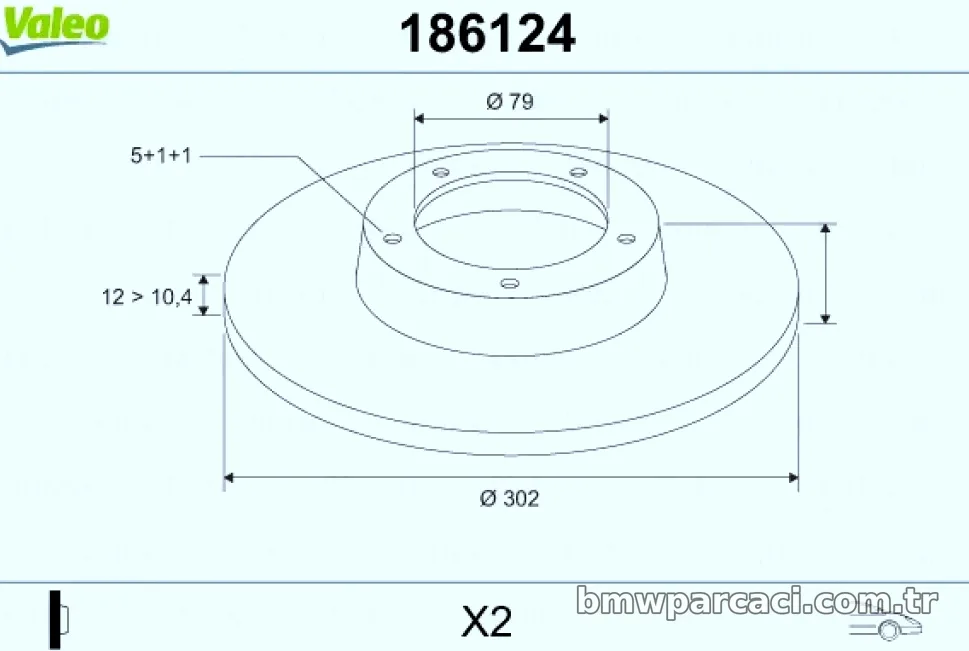 FREN DISKI ON BMW E34 88>96 – Valeo – VALEO 186124″ loading=”lazy” /></figure>
<p class=