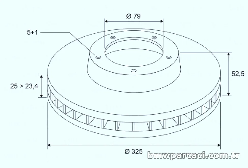 FREN DISKI ON HAVALI BMW E46 Z4 E86 E85 - Valeo - VALEO 186731