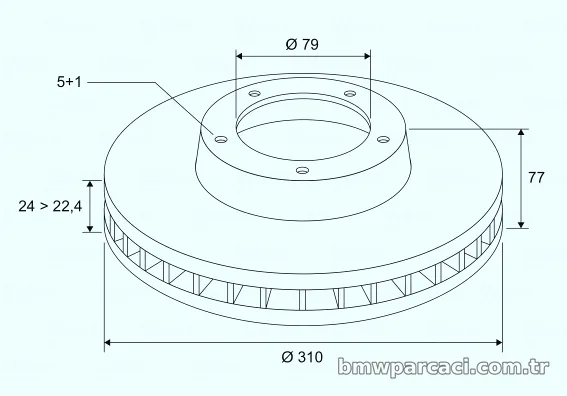VALEO 186732 Fren Disk Ayna - VALEO - 186732