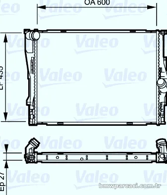 VALEO 735194 Su Radyatörü - VALEO - 735194