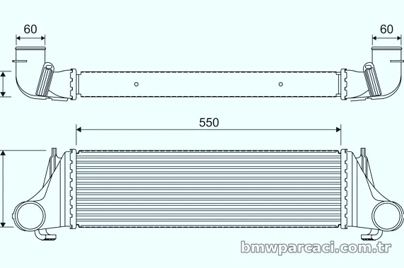 VALEO 818400 Turbo Radyatörü - VALEO - 818400