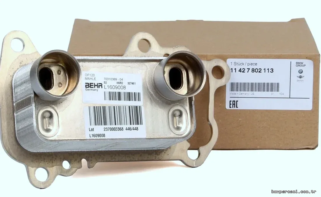 BMW 11427802113 | X1 E84 Kasa 20dx Motor Yağ Soğutucu Radyatörü Orijinal E60 E87 E90 E92 X3 E83 N47 - BMW - BMW.11427802