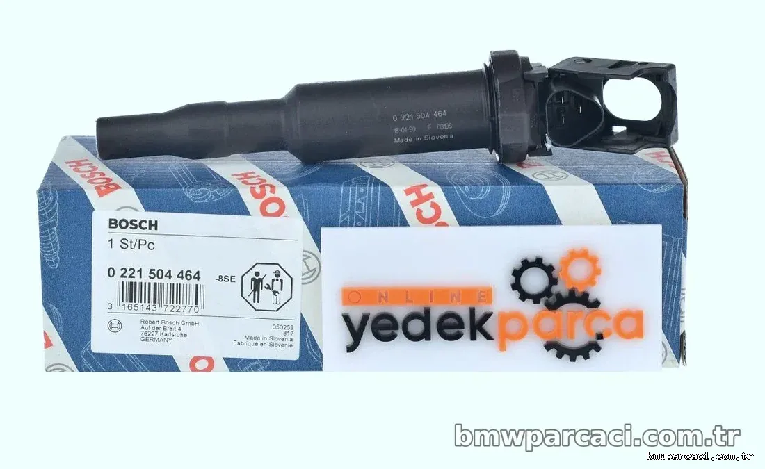 BOSCH 0221504464 | Mini Cooper S R56, BMW E46 E60 E87 Ateşleme Bobini - BOSCH - BOS.0221504464 ,6