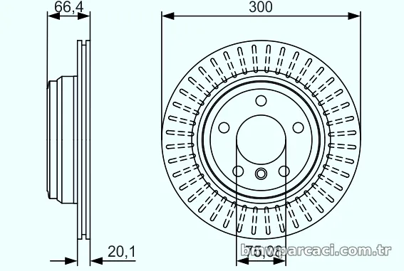 BOSCH 0986479045 Fren Disk Ayna - BOSCH - 0986479045