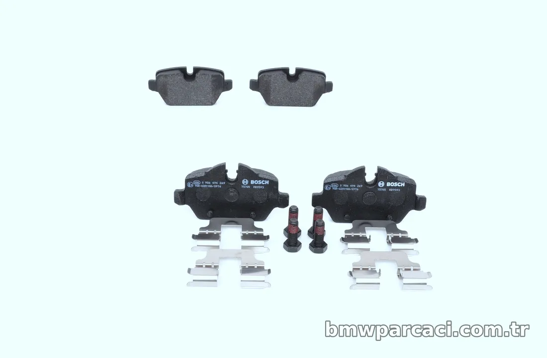 BOSCH 0986494269 Fren Disk Balata - BOSCH - 0986494269