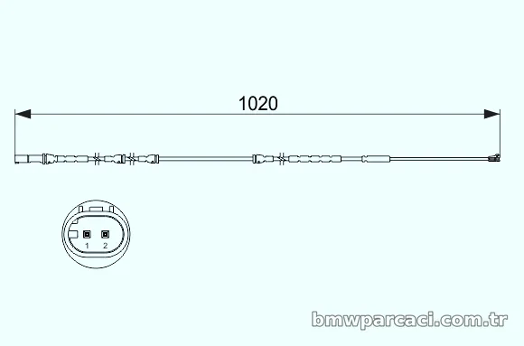 BOSCH 1987473510 Balata İkaz Kablosu - BOSCH - 1987473510