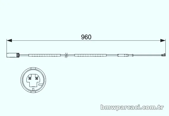 BOSCH 1987473523 Balata İkaz Kablosu - BOSCH - 1987473523