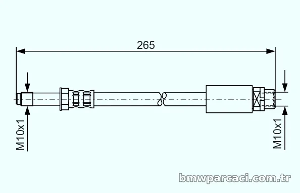 BOSCH 1987476359 Fren Hortumu - BOSCH - 1987476359