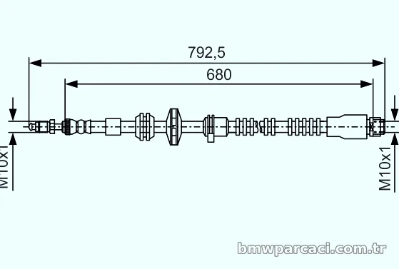 BOSCH 1987481546 Fren Hortumu - BOSCH - 1987481546