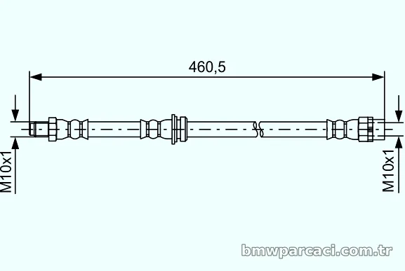 BOSCH 1987481598 Fren Hortumu - BOSCH - 1987481598