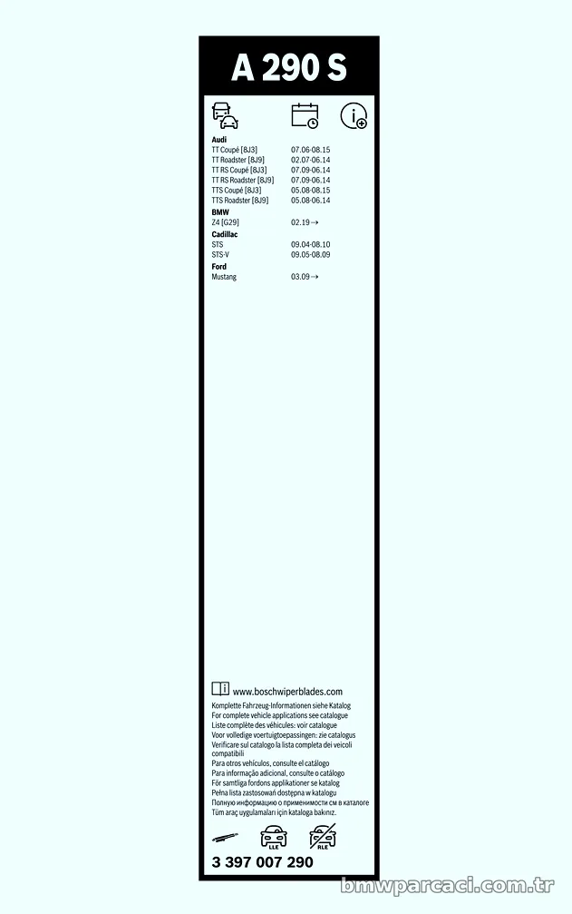 BOSCH 3397007290 Silecek Süpürgesi - BOSCH - 3397007290