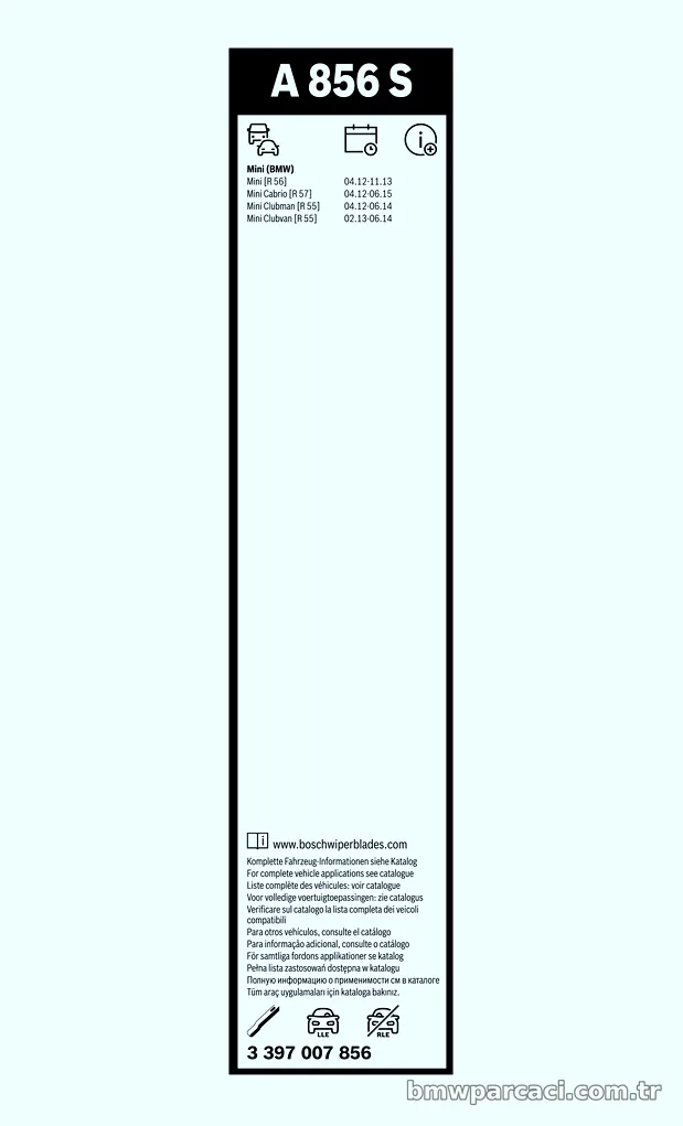 BOSCH 3397007856 Silecek Süpürgesi - BOSCH - 3397007856