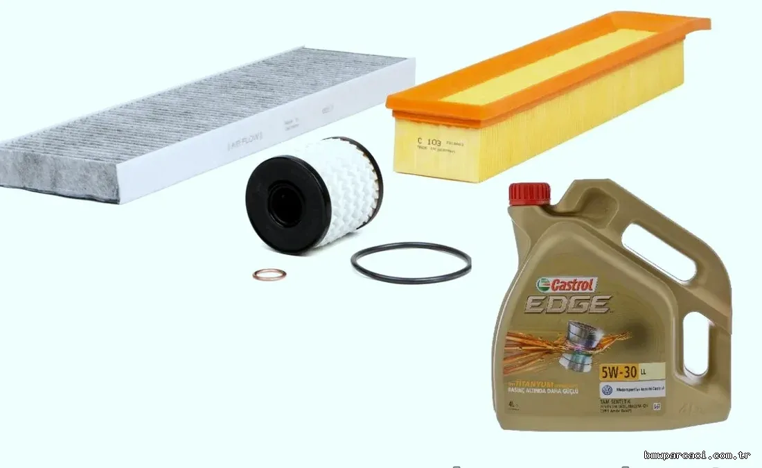 Mini Cooper Clubman R55 Kasa Periyodik Bakım Filtre Seti Castrol 5W30 - BOSCH - BOS.1457429249 / WUN.WH527 / BSG.15-145-