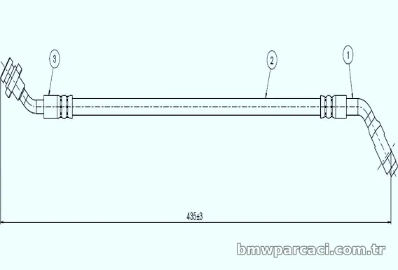 CAVO C800401A Fren Hortumu - CAVO - C800401A